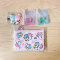 サンリオシークレットミニフラットポーチ マエガミクリップ キキララ