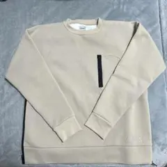 CURRENT ベージュ トレーナー ポケット付き