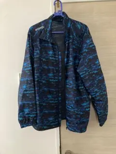 Kaepa ピステ・ウィンドブレーカー Mサイズ 青・黒迷彩