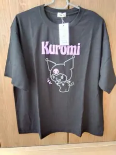 Sanrio Kuromi 半袖Tシャツ ブラック M-L