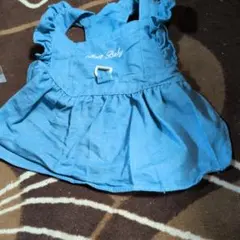 Best Baby 犬用ドレス 青 フリル付き