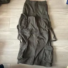 GRANCYカーゴパンツカーキM