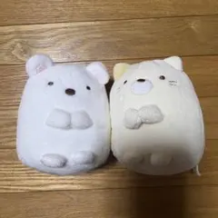 すみっコぐらし　ぬいぐるみ　ねこ　しろくま