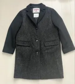 【美品】セブンデイズサンディ × ハリスツィード　ヘリンボーン　チェスターコート