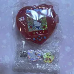 サンリオ ハローキティ キティ むねきゅん 平成女児 ミニゲーム機風 チャーム