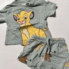 H&M シンバ プリント Tシャツ ショートパンツ セット