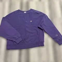 Champion チャンピオン ショート丈 トレーナー Mサイズ 紫