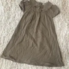 tete a tete コットン タッセル ワンピース モカ ブラウン 120