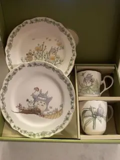 美品・箱付き】【値下】ノリタケ となりのトトロ スプーン＆フォーク