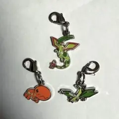 ポケモン ナックラー ビブラーバ フライゴン 全国ずかんメタルチャーム