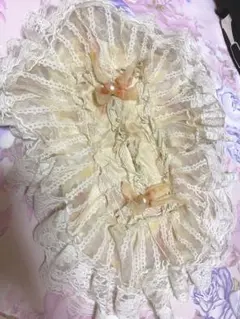 Lace Western European style tissue cover, embroidered, antique tissue case