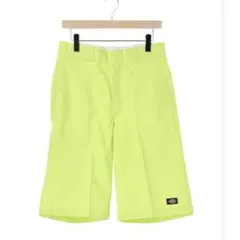 Dickies ハーフパンツ 32インチ ライトイエロー