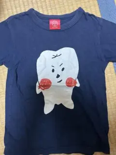 値下げ！OJICO歯のキャラクタープリント Tシャツ 8A