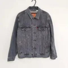リーバイス TYPE3 トラッカージャケット 先染め黒 デニムジャケットS