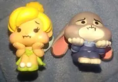 ディズニーキャラクター すねてマス フィギュアコレクション そのに 2点セット