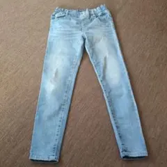 ライトブルー 150cm デニムパンツ