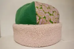 一点物 ビーニー フリース ボア 帽子 ニット帽 ハンドメイド