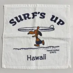 新品●Hawaii 日焼けスヌーピー ハンドタオル