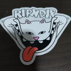 (縦7.7cm横21.5cm) RIPNDEP リップンディップ ステッカー