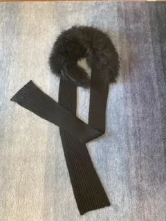 リアルファー付きマフラー