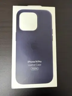 iPhone14 Pro Apple 純正 レザー インク MagSafe対応