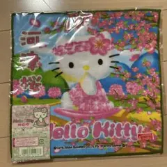 ご当地キティ ハンドタオル ハローキティ 河津桜 ミニタオル ハンカチ 伊豆限定