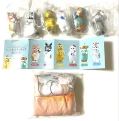 mofusand なりきりフィギュア 全6種＋ポムプリのエコバッグ 送料無料