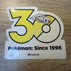 韓国限定 ポケモン 30周年記念 ステッカー シビシラスのサムネイル