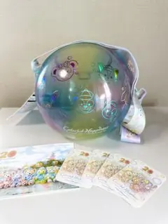 ディズニー【未使用】ダッフィー&フレンズ20周年 ポップコーンバケット 引換券付