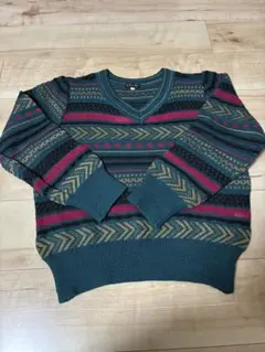 フリーサイズ　長袖セーター　ニット　ゆったりサイズ　レディース　ミセス　シニア