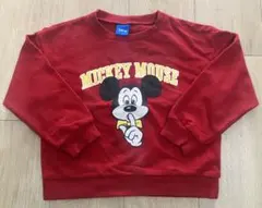 Disney ミッキーマウス トレーナー 赤