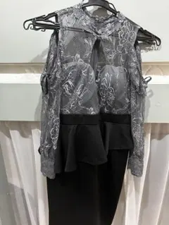 dazzyレーストップ・フレアスカートのナイトドレス