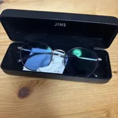 JINS グリーンレンズ ラウンド型メガネ