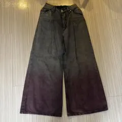 グラデーション ワイドデニムパンツのサムネイル