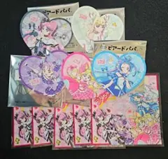 キミとアイドルプリキュア　コースター　5種　 コンプ　OPPフィルム付き