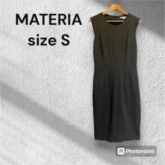マテリア　MATERIA スーツ　ワンピース　ノースリーブ　グレー　sizeSのサムネイル