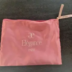 Élégance ピンクポーチ