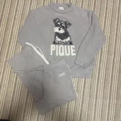 gelatopiqué ジェラピケ　シュナウザーセットアップ