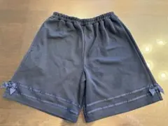 moo non non ネイビー ハーフパンツ 140