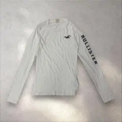 Hollister ホリスター 長袖Tシャツ 刺繍ロゴ Mサイズ A376