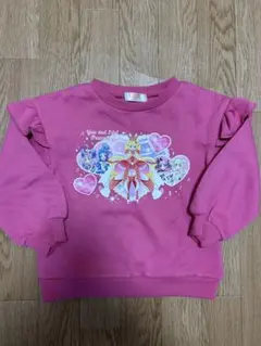 キミとアイドルプリキュア　トップス　トレーナー　　裏起毛　110 おまけつき！
