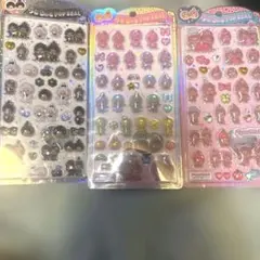 Monchhichi キャラクターシール 3シートセット　新品　正規品