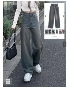 GRL qu68 ワイドデニムパンツのサムネイル