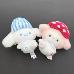 シナモン マイメロ ミルキーボア きのこ帽子マスコット