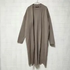 UNIQLO ユニクロ スフレヤーン ニットコート ポケットあり