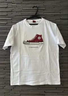 CONVERSE スニーカーグラフィック Tシャツ M