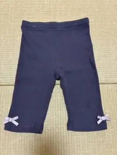 petit main グレー レギンス 7分丈90