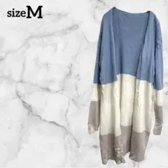 カーディガン【M】長袖 海外古着