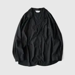 ANCELLM C/S TAILORED SHIRT BLACK 2 - メルカリ