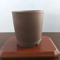 コントン 10号鉢程度 鉢カバー セメント ダークブラウン | Mercari